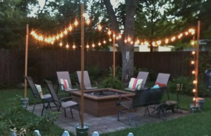Perimeter String Lighting