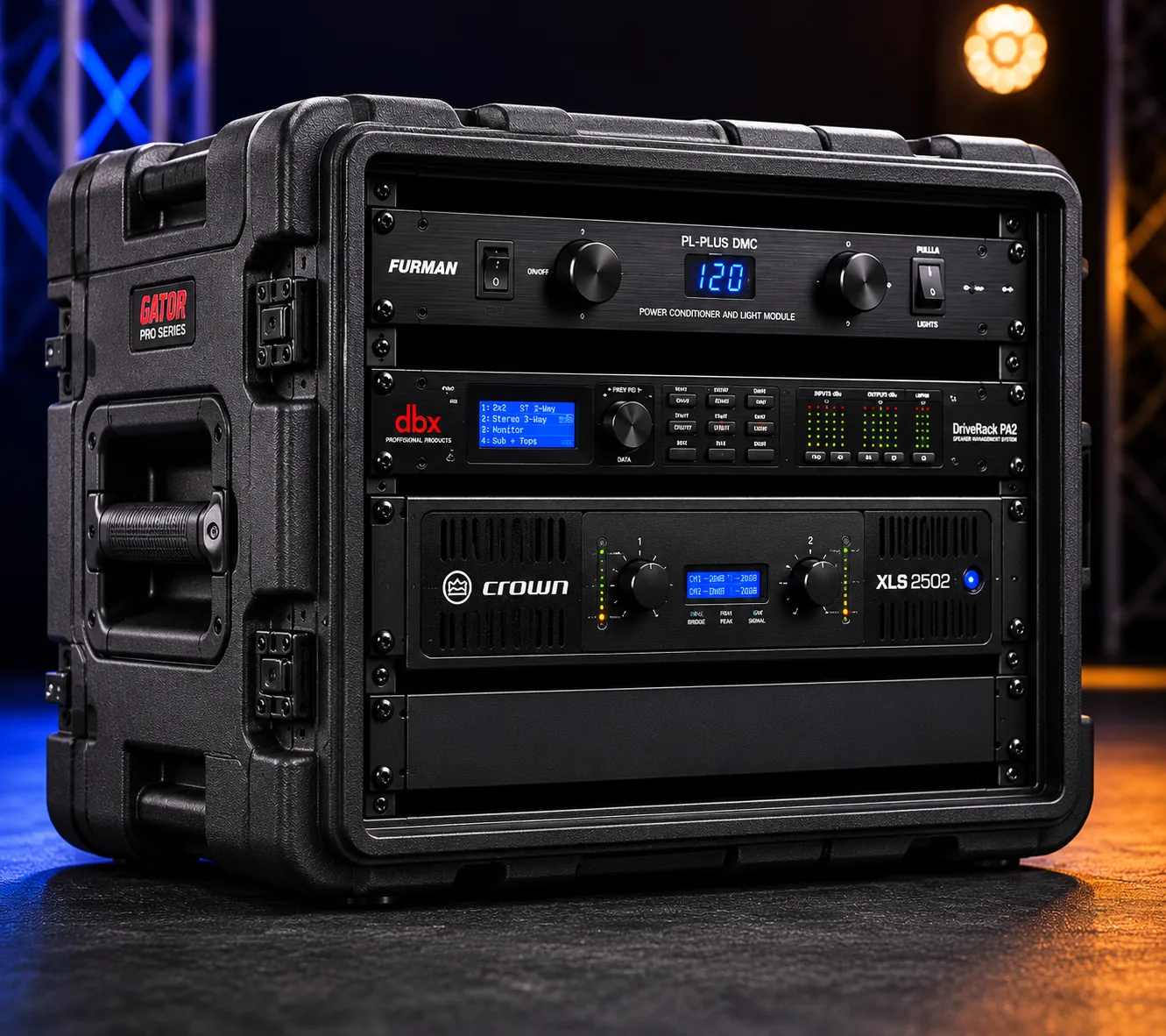 Pro Audio Amp Rack 4 Channels