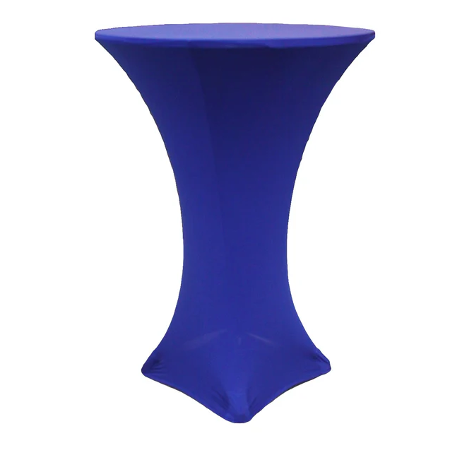 Royal Blue Spandex Cocktail Linen